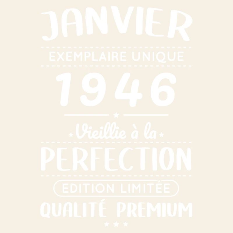 80-jähriges Jubiläum - Januar 1946 Perfektion