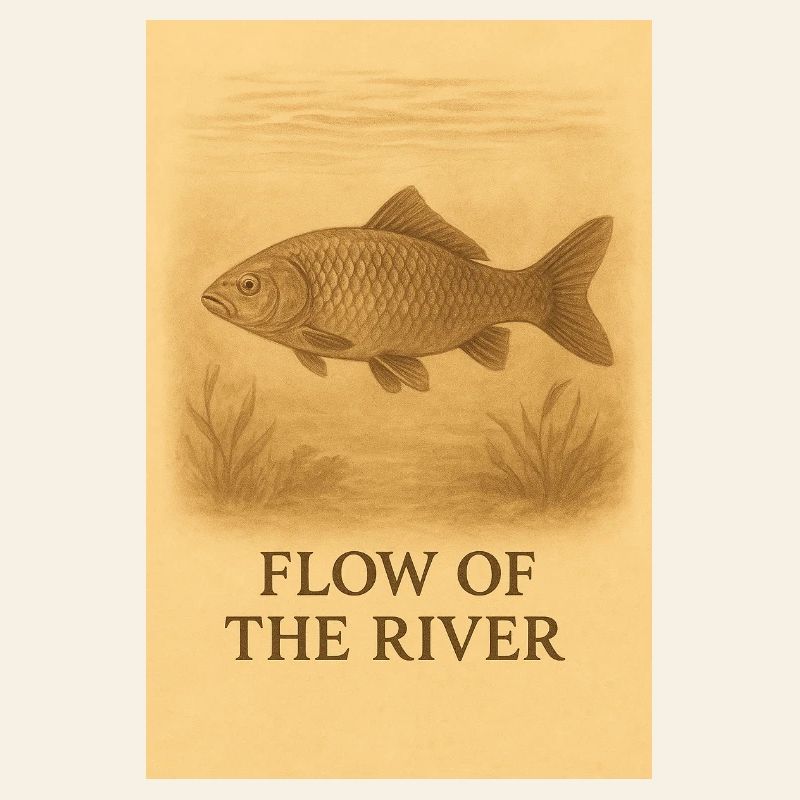 Bach des Flusses Vis