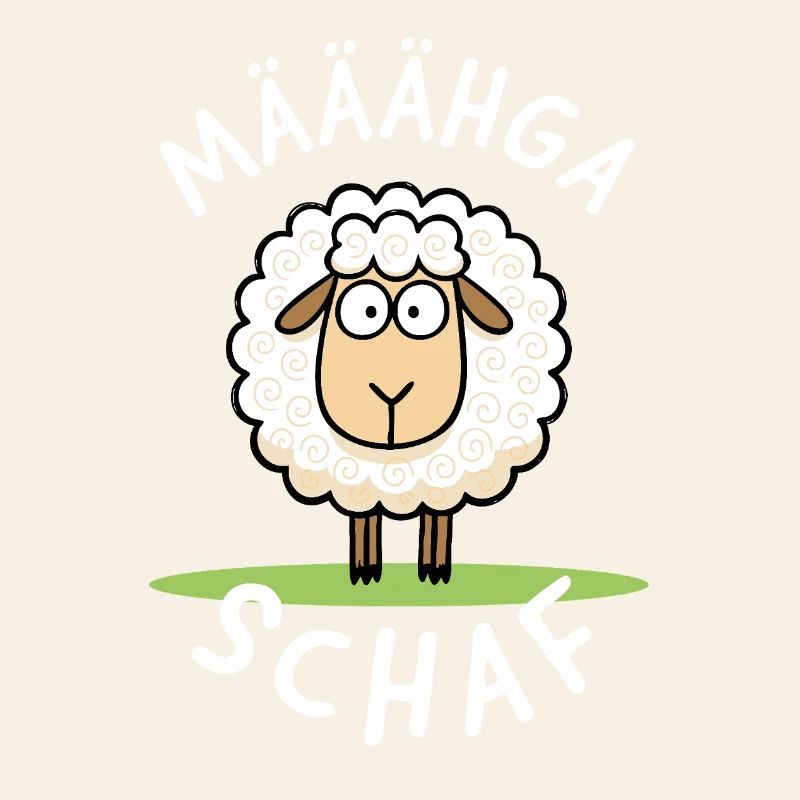 Määähga Sheep – Jeu de mots sur les moutons doux