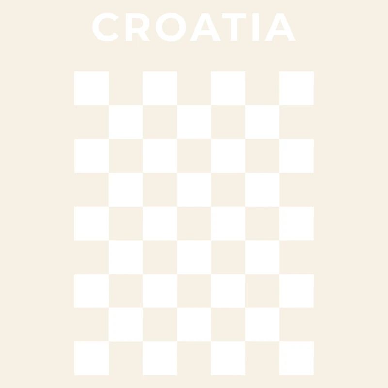 Blanc à damier croate