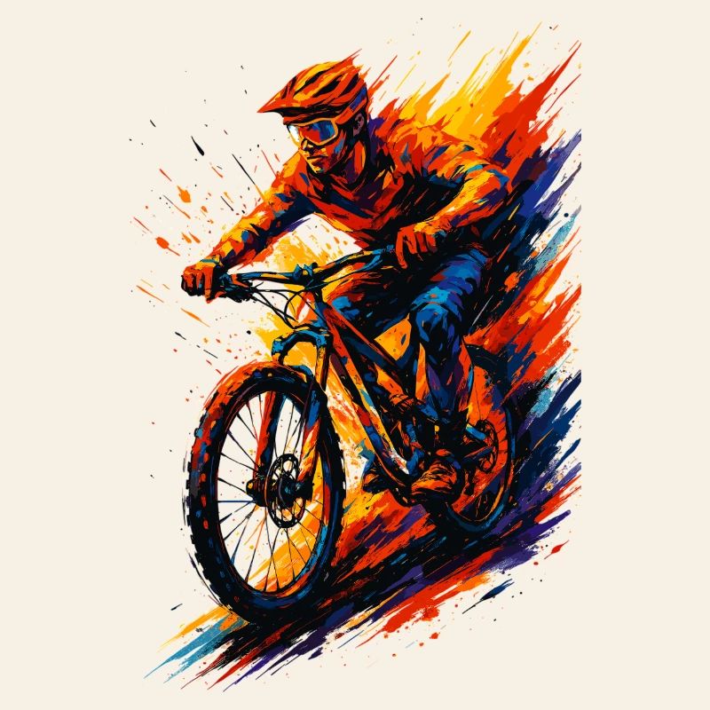 Mountainbiking Mountainbiker MTB cool Geschenk