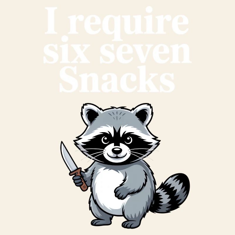 6-7 Internet Meme Cooler 6 7 Waschbär