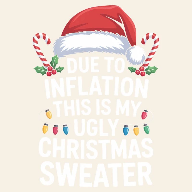 Pull de Noël moche et moche de l’inflation