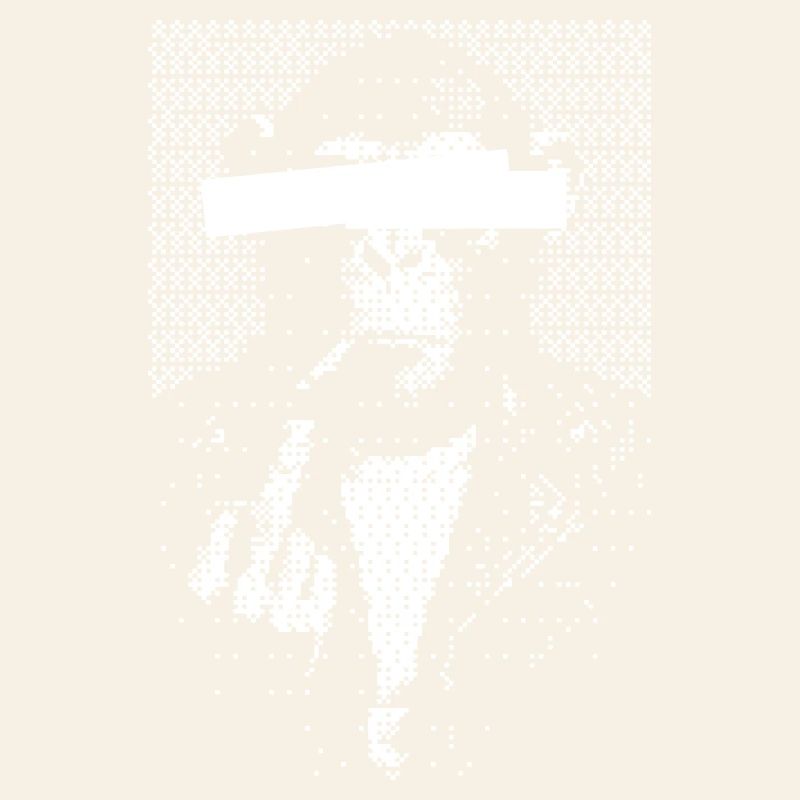 Blindfolded monkey criminal