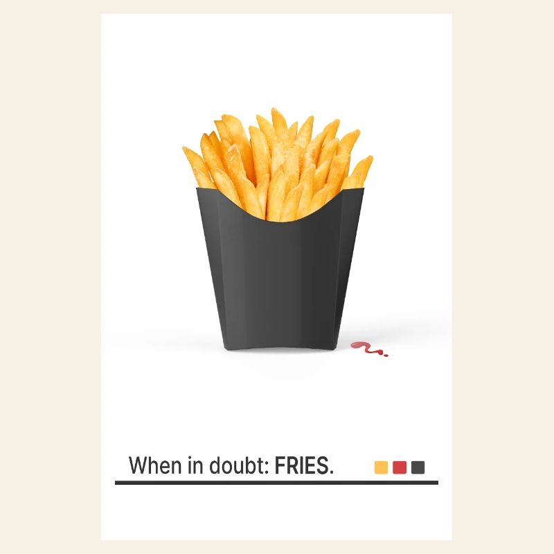 Les frites sont la solution à tout