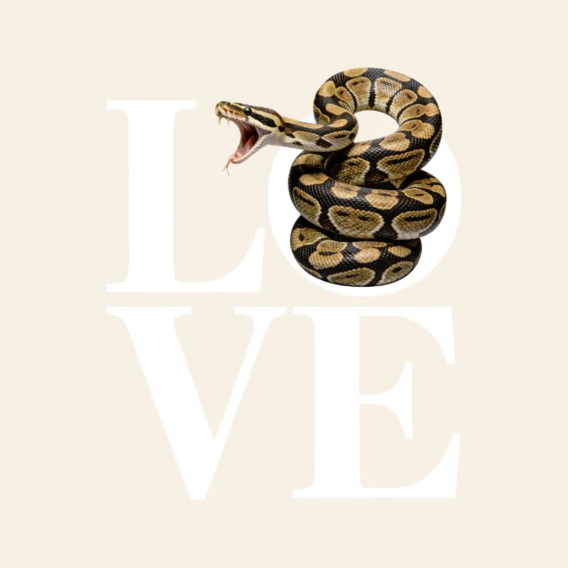 Königspython Schlangen LOVE Terrarium Python