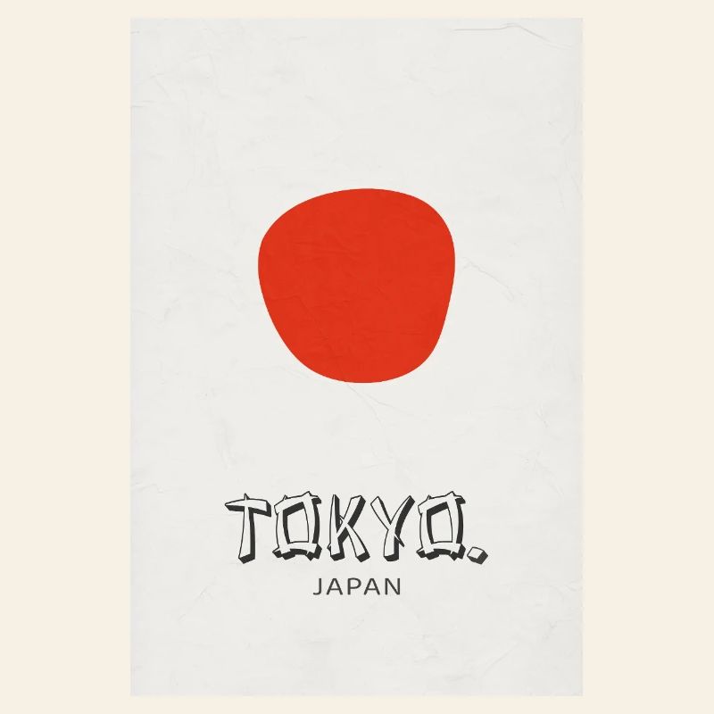 Affiche Tokyo – Déclaration de design moderne