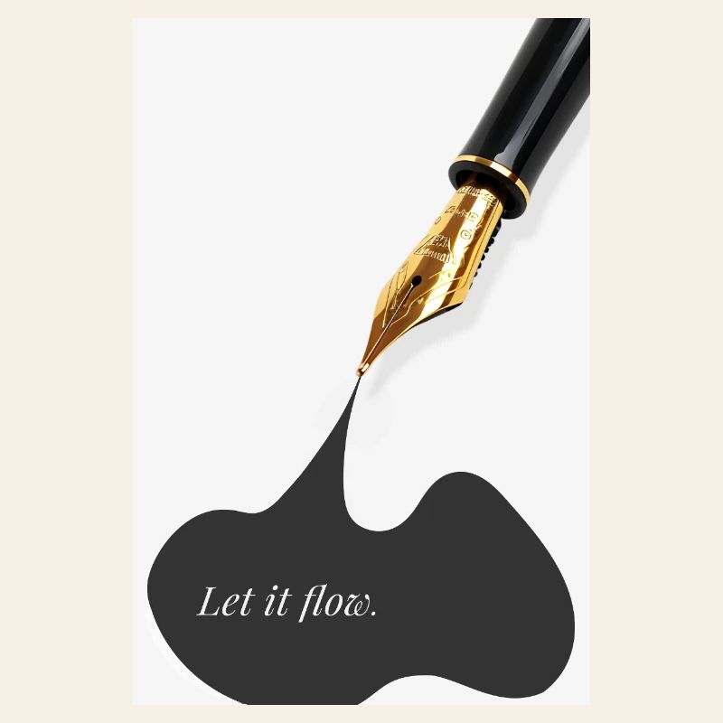 Let it flow Creativity Motivation Writing