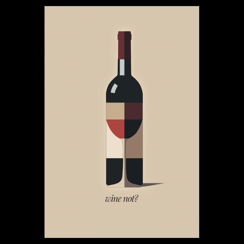 Du vin. Ce n’est pas drôle que le vin dit.