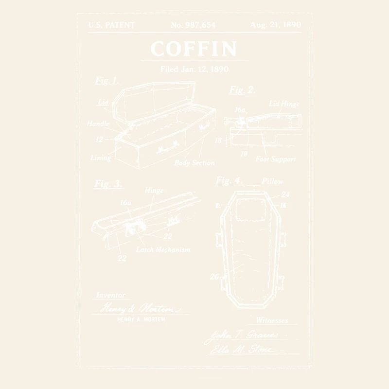 Coffin Blueprint Patent