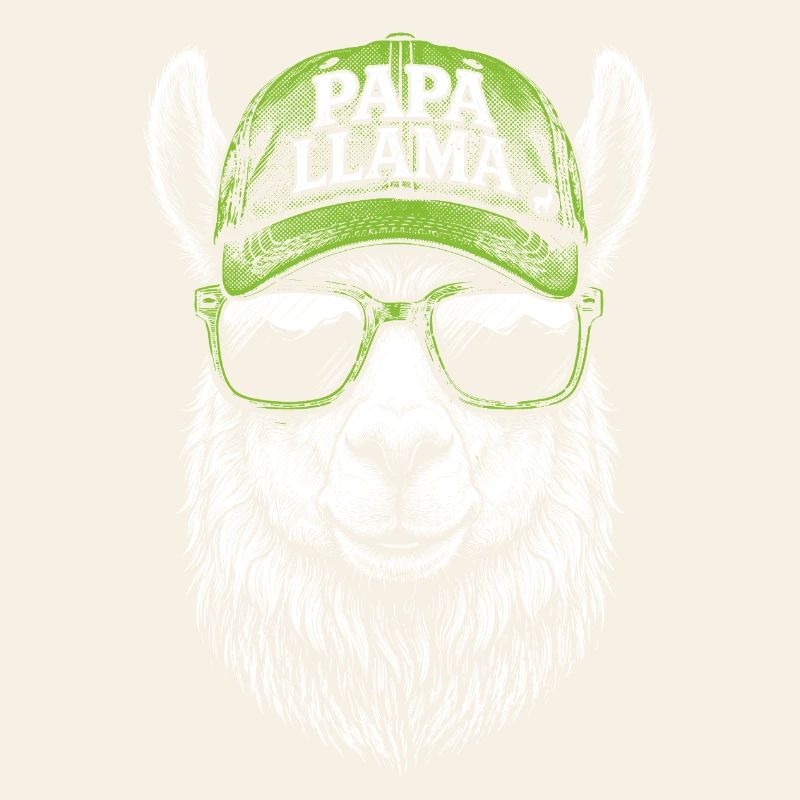 Conception de la casquette Papa Llama