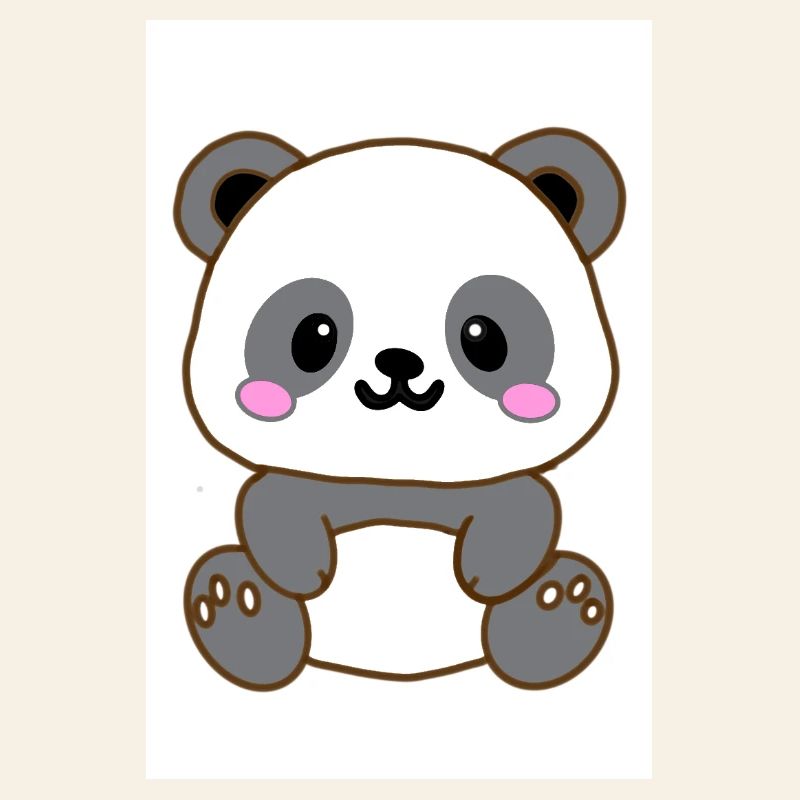 Panda kawaï 