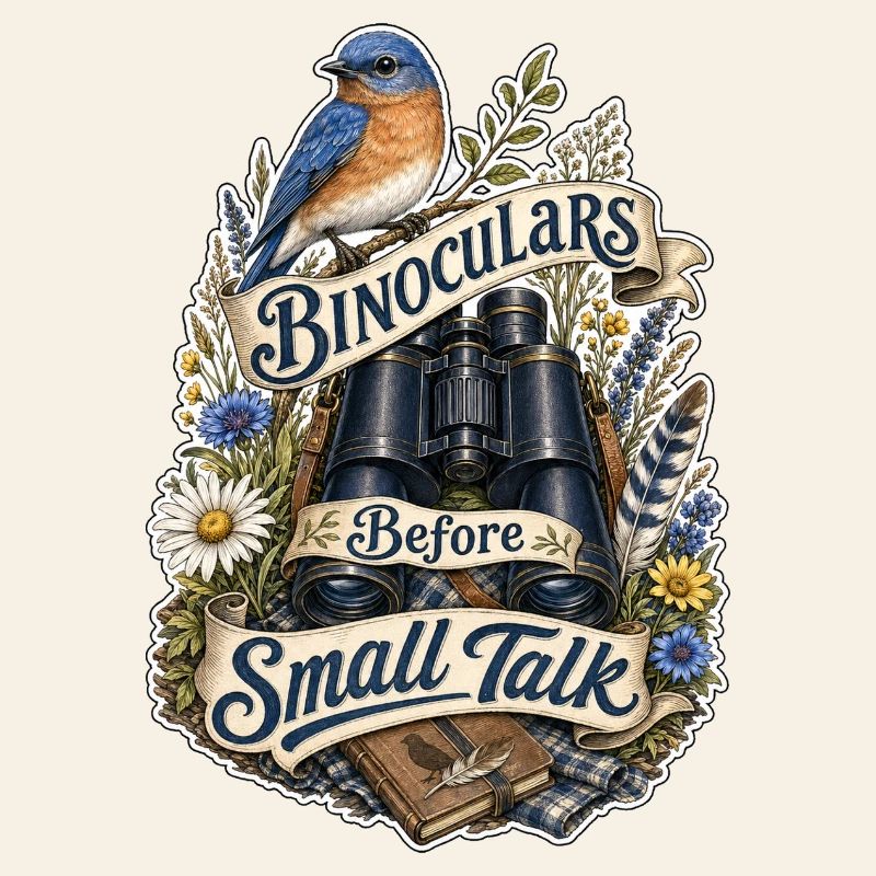 Binoculars Before Small Talk Wolken