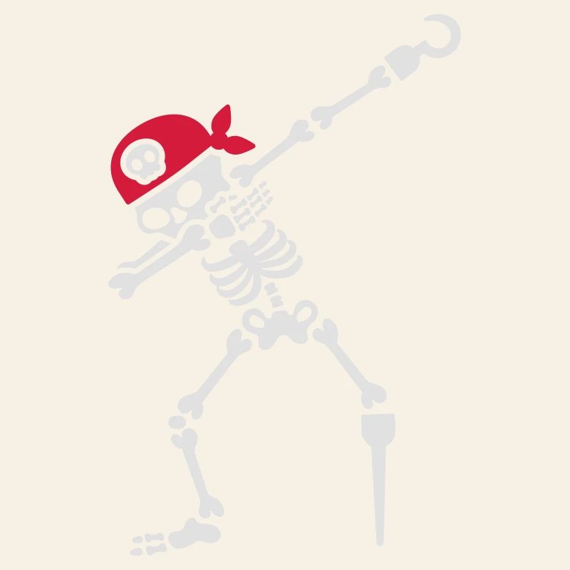 Dab / dabbing skeleton pirate