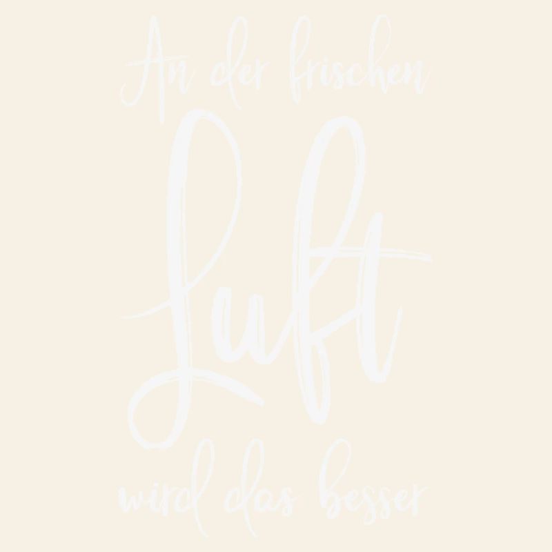 An der frischen Luft wird das besser