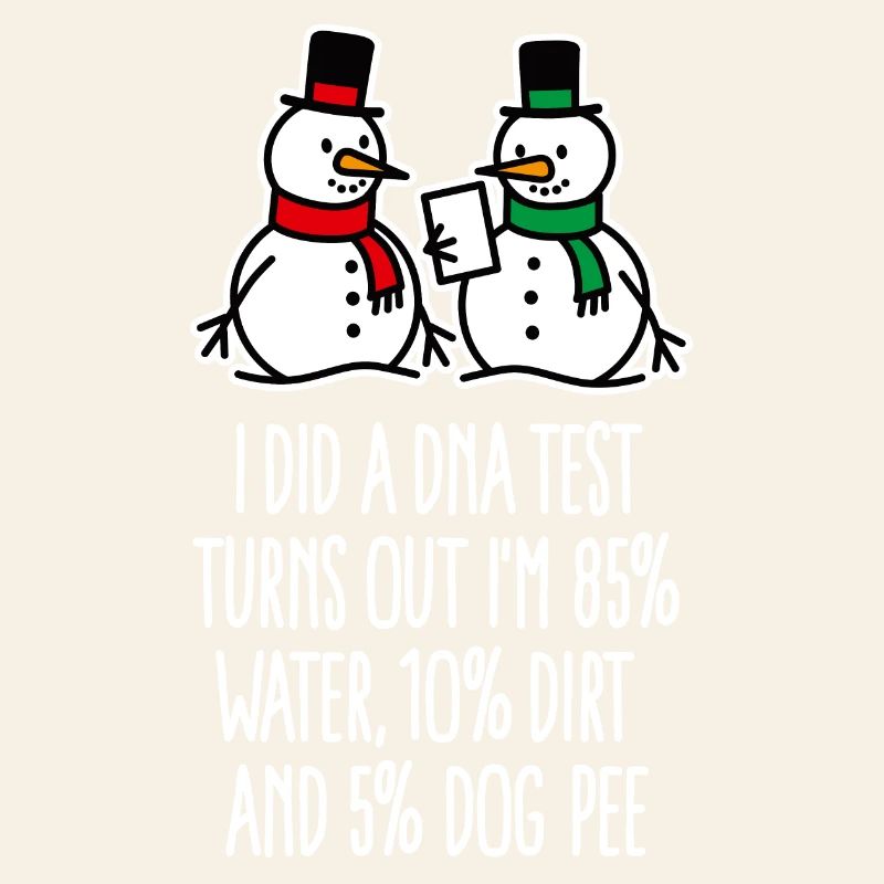 Laboratory technician DNA test funny Christmas DNA