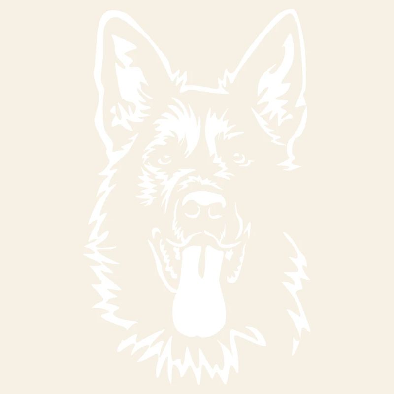 German Shepherd Head "Black Edition"