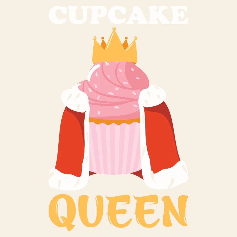 Cupcake Queen – Königin mit Krone Design