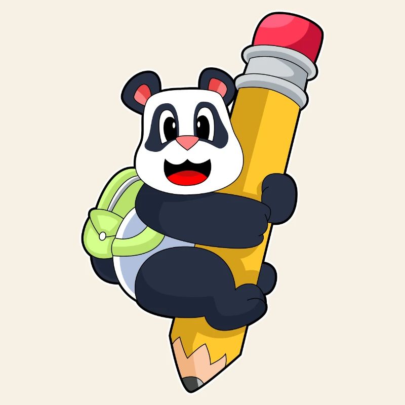 Panda Schüler Bleistift
