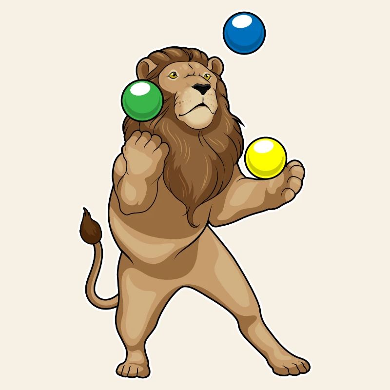 Jongleur de lion jongleur