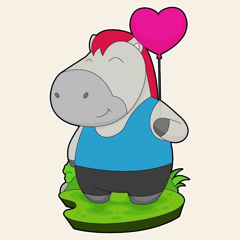 Pferd Luftballon