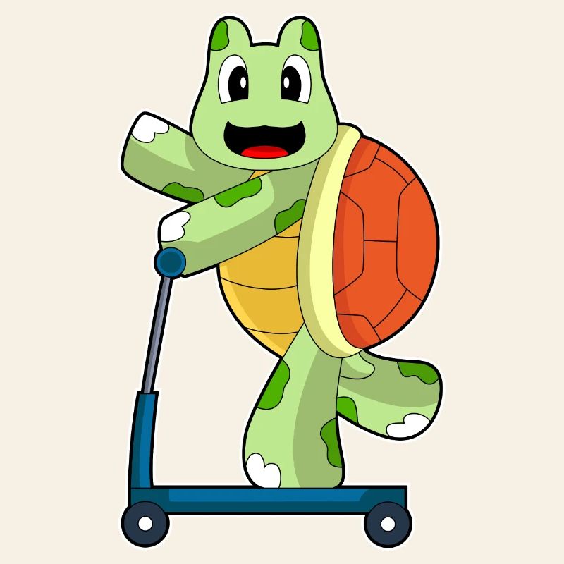 Turtle scooter