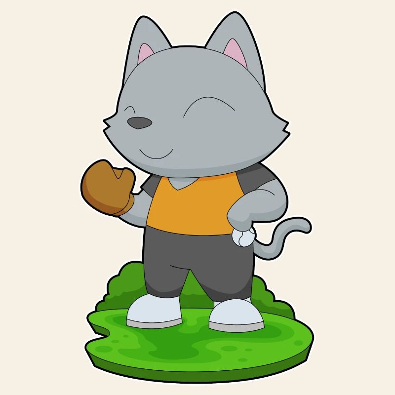 Cat Baseball Gant de baseball