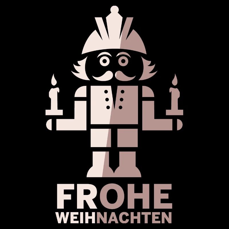 Nutcracker Christmas Miner Merry Christmas Logo