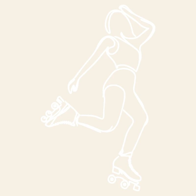 Roller Skater Drawing