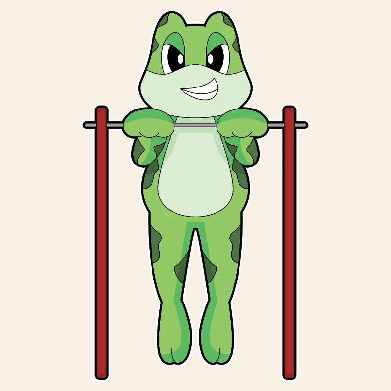 Grenouille Bodybuilder Tractions Musculation