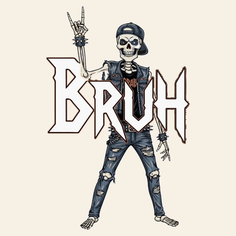Bruh Skeleton Wippe