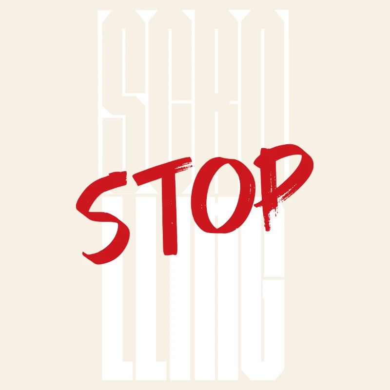 Stop Scrolling Typography design