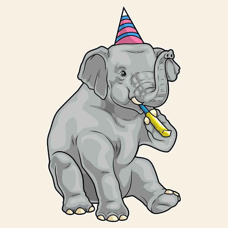Elephant Birthday Toad