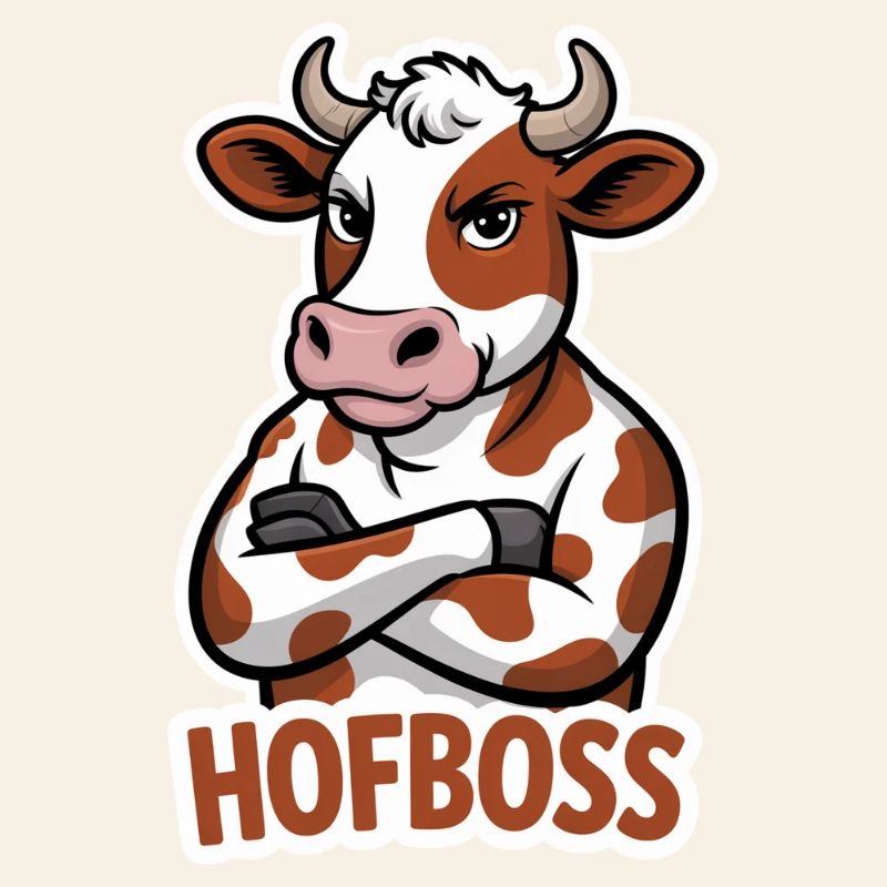 Chef de cour Vache Chef Arrogant Vache