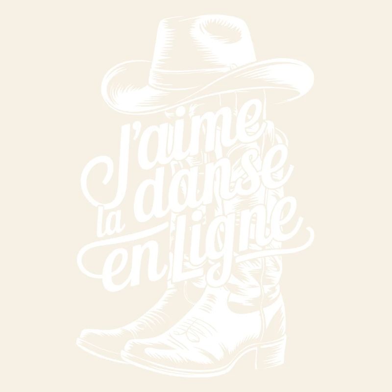 Botte Cowboy et lettrage fluide