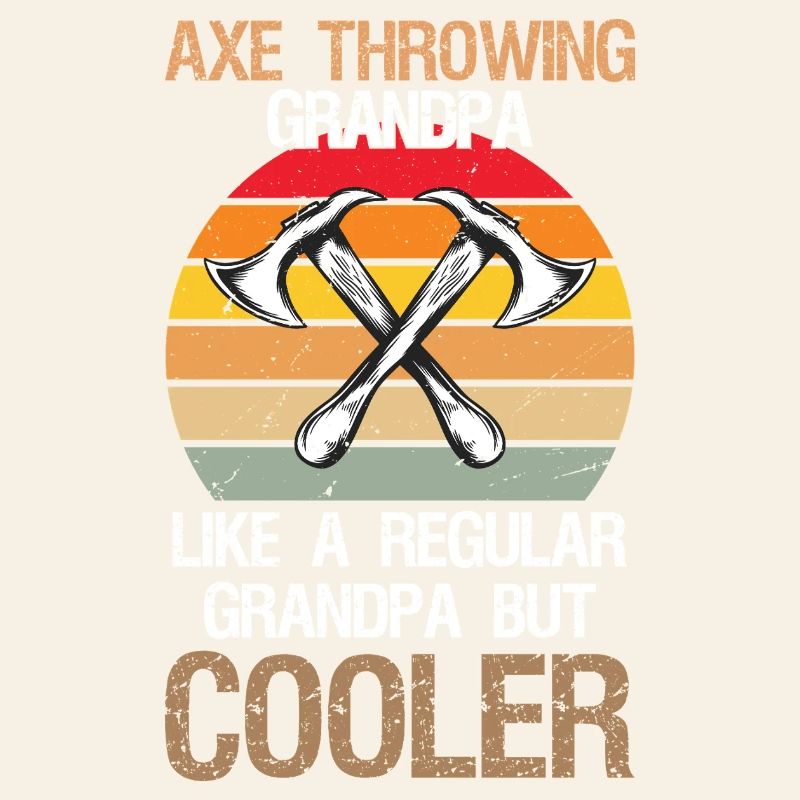 Axe Throwing Grandpa Axe Thrower