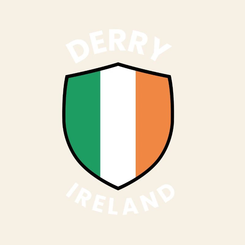 Derry Ireland Shield Flag