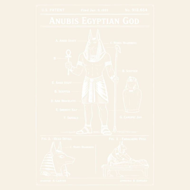 Anubis Blueprint Icon Tee