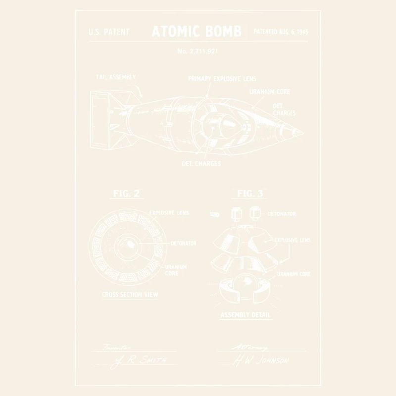 Esquisse du plan de la bombe atomique