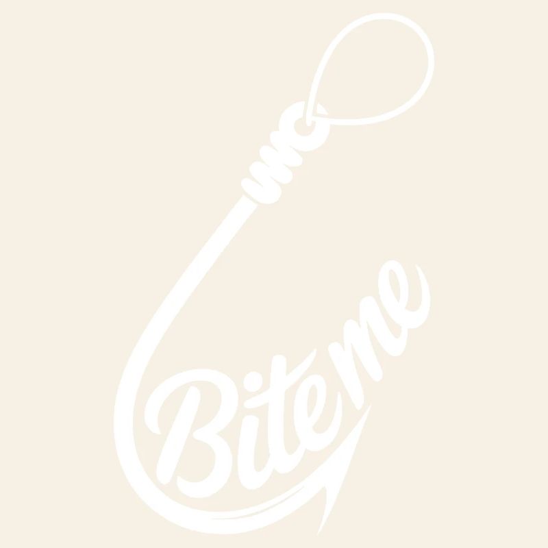 Bite Me Hook Grafik-Tee