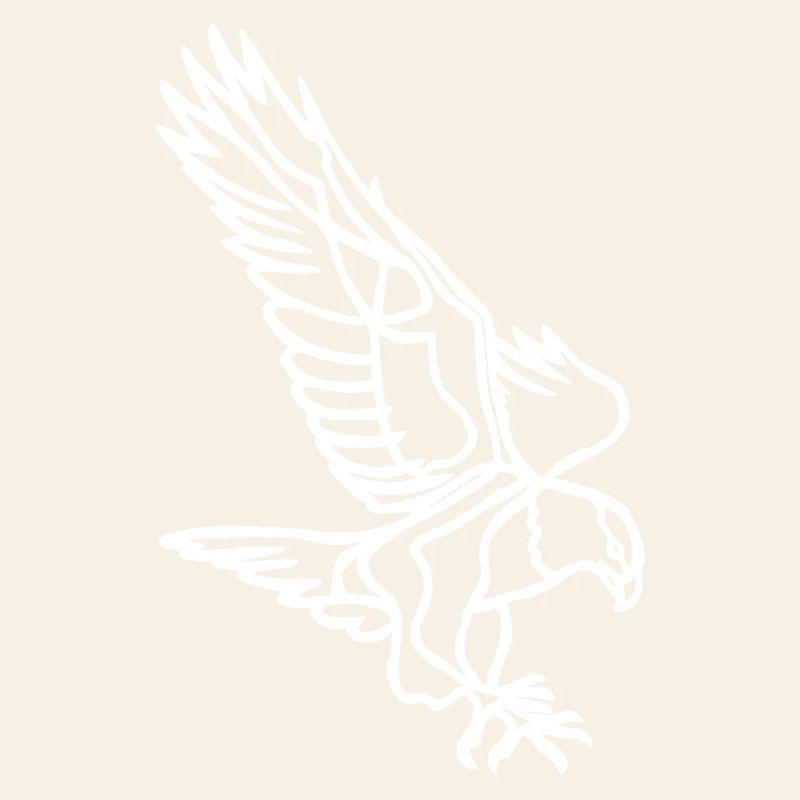 White Eagle in Flight