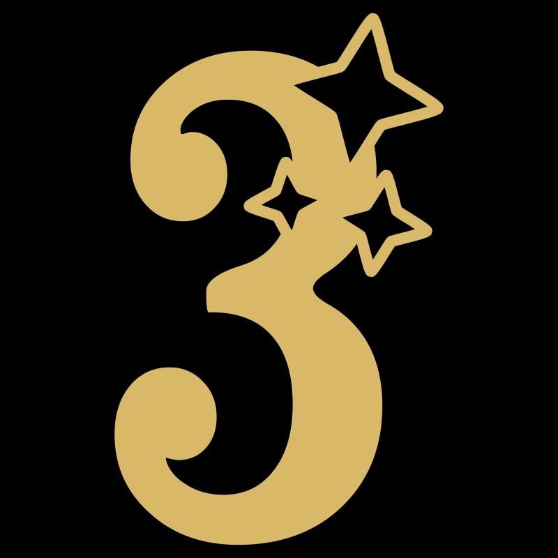 3 Jahre Jubiläum 3. Geburtstag Sternchen