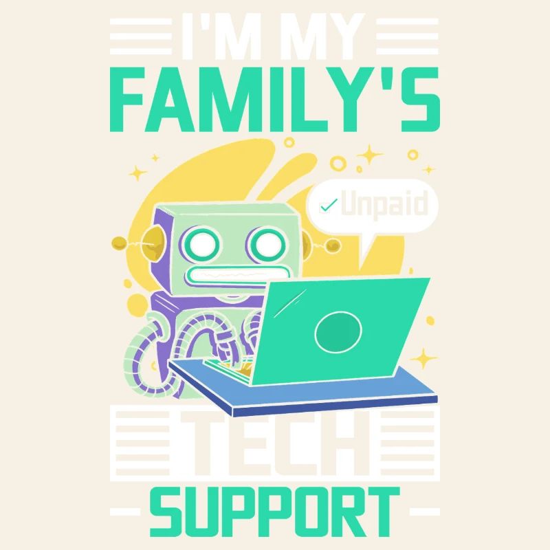 Robo de support technique familial