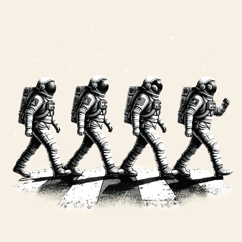 Walking Astronauts Space Exploration