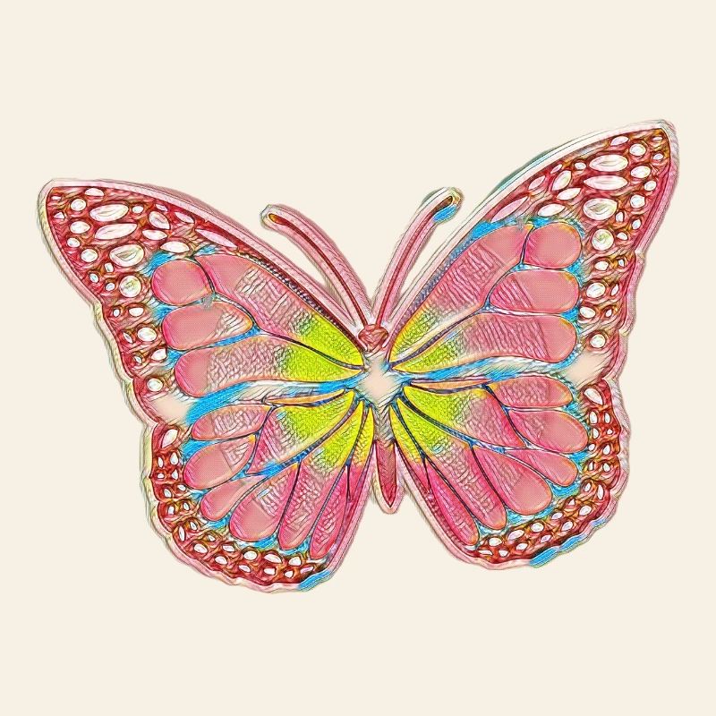 Conception magique de conte de fées papillon