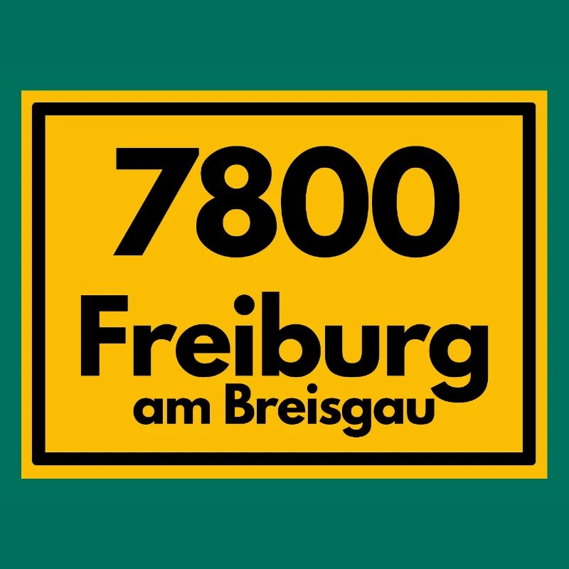 OLD POSTCODE POSTCODE RETRO 7800 FREIBURG BREISGAU