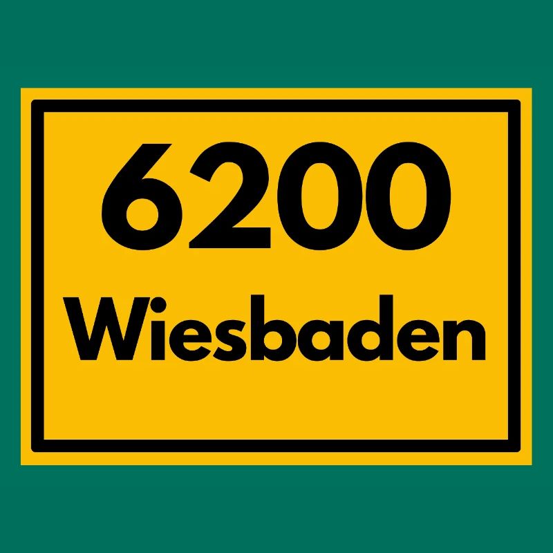 OLD POSTCODE POSTCODE RETRO 6200 WIESBADEN