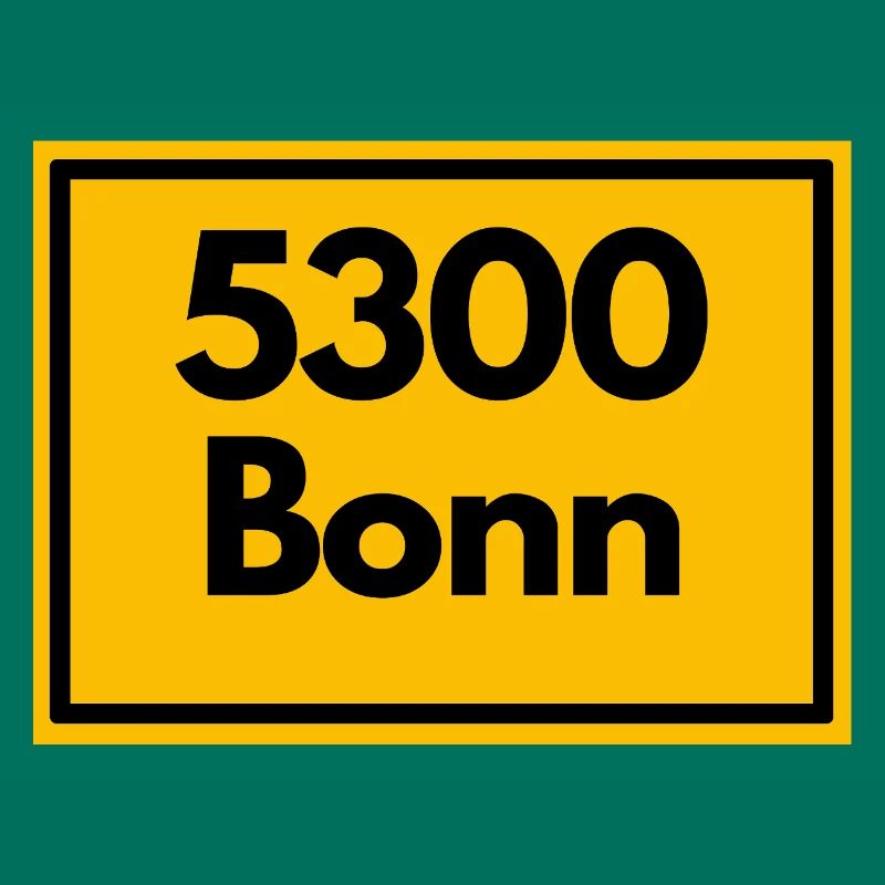 OLD POSTCODE POSTCODE RETRO 5300 BONN - RHEIN SIEG