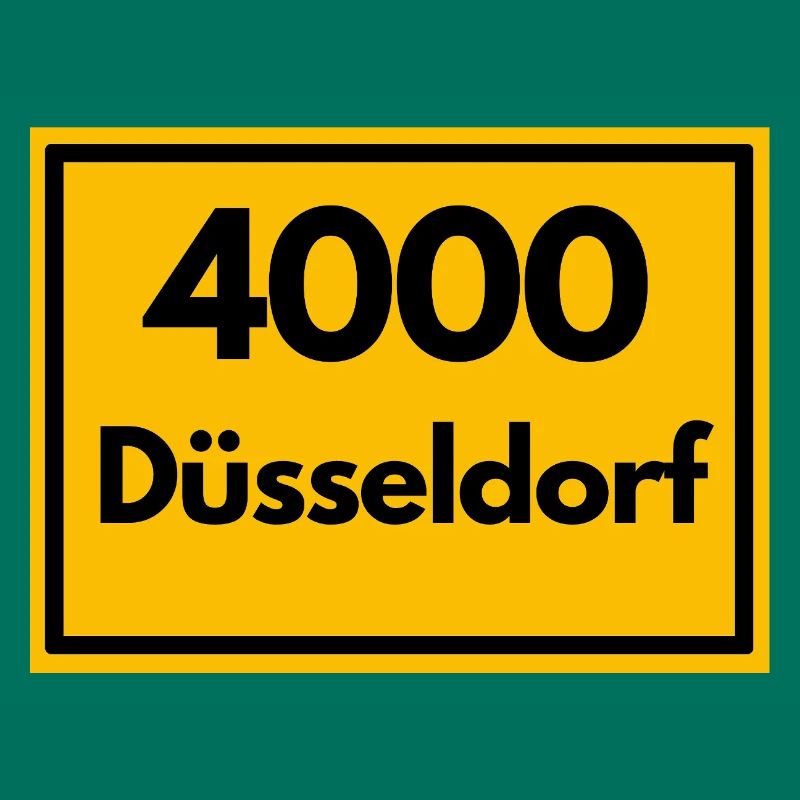 OLD POSTCODE POSTCODE RETRO 4000 DÜSSELDORF - OLD