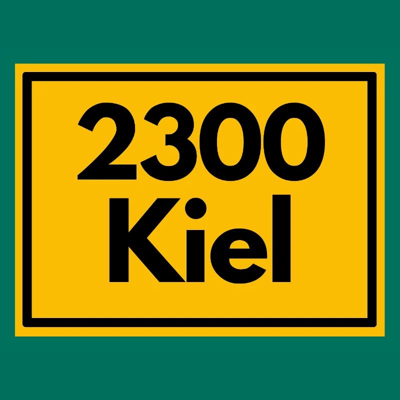 OLD POSTCODE ZIP CODE 2300 KIEL CITY BY THE SEA